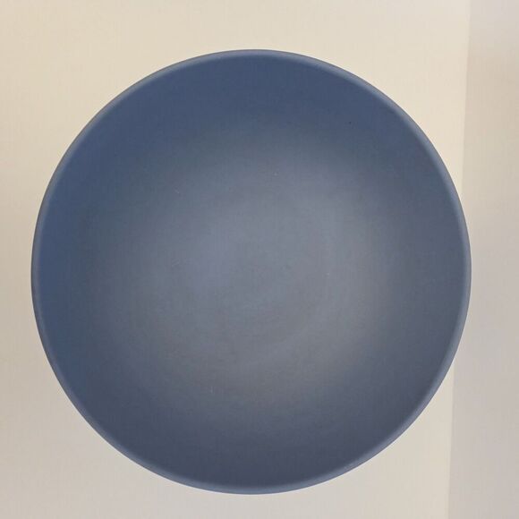 VTG Wedgwood Jasperware Bowl Aprox 8" The Sacrifice Greek Design 1972 Blue Matte - Picture 9 of 11